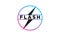 Beautiful flash symbol vector logo