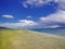Beautiful Flat landskape in Kyrgystan, Song Kol lake