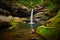 Beautiful Flat Lick Falls near Gray Hawk, Kentucky