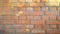 Beautiful flat wall of red brick, texture or background.