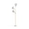 Beautiful floor lamp against a white background