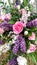 Beautiful Floral Bouquet, Pinks & Purples