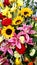 Beautiful Floral Bouquet, Sunflowers, Lillies, Gladiolus, Roses
