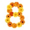 Beautiful Floral number 8