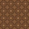 Beautiful flower motifs Art work on Kawung batik design with simple brown color design