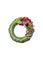 Beautiful flower wreath. Design solution on white background