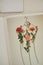 beautiful flowers on a hanger picture illustration in the book light background