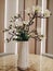 BEAUTIFUL FLOWERS IN A VASE PLACED IN YOUR HOUSE BECOME A DECORATION THAT BEAUTIFUL YOUR HOME