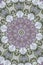 Beautiful flowery kaleidoscopic pattern