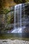 Beautiful flowing Ammonite Falls near Nanaimo on Vancouver Island