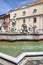 Beautiful Fontana del Moro on Piazza Navona in Rome, Italy