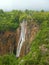 Beautiful forest waterfall