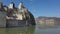 A beautiful fortress from the Middle Ages by the river Danube