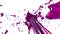Beautiful fountain spray liquid like purple juice, fountain with liquid stream rising high. 3d render with very high