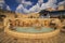 Beautiful fountain with zodiac signs. Jaffa, Tel Aviv.