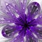 Beautiful fractal in purple.