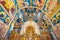 Beautiful frescoes on the wall of the Orthodox church.