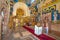 Beautiful frescoes on the wall of the Orthodox church.