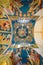 Beautiful frescoes on the wall of the Orthodox church.