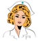 Beautiful friendly and confident nurse