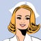 Beautiful friendly and confident nurse