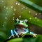 Beautiful frog with big eyes - ai generated image