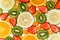 Beautiful fruit background