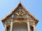 Beautiful gable of the famous temple