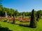 Beautiful garden in Peterhof Palace
