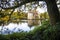 The beautiful gardens at Scotney Castle, near Lamberhurst in Kent, England