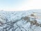 Beautiful Garni Temple In Armenia, in winter.