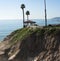 Beautiful gazebo overlooks pismo beach