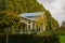 Beautiful gazebo in the Sazova Park or Science Art and Culture Park. Turkey, Eskisehir