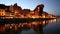 Beautiful Gdansk Cityscape, Krantor, Motlawa River, Old Ship, Medieval Town