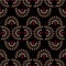 Beautiful Gemetric flowers pattern retro ethnic mood samless vector ,Design for fashion,fabric,web,wallpaper,wrapping and all