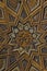 Beautiful geometric wood pattern of Arabic style. Traditional islamic art.