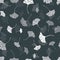 Beautiful Ginkgo leaves seamless pattern, natural black and white autumn background - great for fashion prints, health and beauty