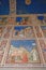 Beautiful Giotto fresco cycle in the Scrovegni Chapel, Padua Italy