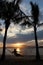 Beautiful girl on the hammock - Gaya Island Borneo Sabah Malaysia Asia