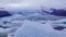 Beautiful Glacier Lagoon Background and cute seal at Jokusarlon, Iceland