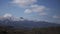 Beautiful glacier on the mountain with amazing blue sky and cloudscape. Iceland