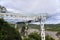 Beautiful Glass sky walk at Viewpoint new landmark Thailand skywalk, at Phra Yai Phu Khok Ngio Chiang Khan district, Loei Province