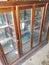 Beautiful glass and wood china cabinet