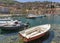Beautiful glimpse of the seaside village of Porto Santo Stefano, Grosseto, Italy, on a sunny day