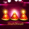 Beautiful glowing celebration diwali crackers festival