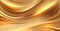 Beautiful Gold Satin. Drapery Background. Vector Illustration