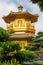 Beautiful Golden Pagoda Chinese style architecture in Nan Lian G