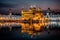 Beautiful golden temple situated in Amritsar, India