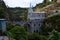 Beautiful gothical church of Las Lajas, in Ipiales, Colombia