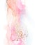 Beautiful gradient pink oriental background. soft Fluid art ainting, alcohol ink mix waves and swirls. Perfect for posters, cards